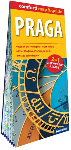 Praga laminowany przewodnik i mapa 2w1 - Katarzyna Byrtek