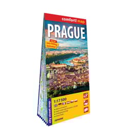 Prague city street map 1:17 500 laminat 2023 - Opracowanie Zbiorowe