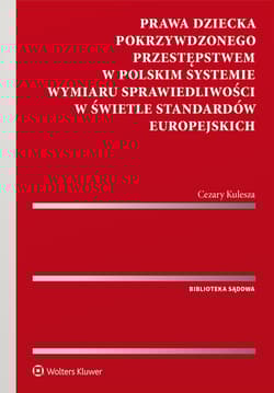 Prawa dziecka pokrzywdzonego przestępstwem w polskim systemie wymiaru sprawiedliwości w świetle standardów europejskich - Cezary Kulesza
