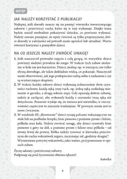 Galeria - zdjęcie nr. 4 - Prawą tak, a lewą wspak! Zabawy rozwijające koordynację ruchową rąk oraz uwagę i pamięć słuchową