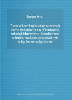 Prawne podstawy i ogólne zasady zastosowania... - Grzegorz Kozieł