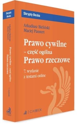 Prawo cywilne - część ogólna. Prawo rzeczowe.. w.7 - Bieliński Arkadiusz Krzysztof,  Pannert Maciej