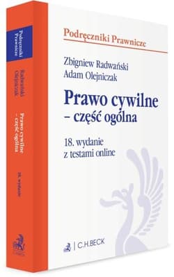 Prawo cywilne - część ogólna z testami online -  Olejniczak Adam,  Radwański Zbigniew
