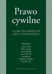 Prawo cywilne. Glosy do orzeczeń Sądu Najwyższego - Praca zbiorowa
