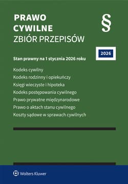 Prawo cywilne. Zbiór przepisów. 2026 - Opracowanie Zbiorowe
