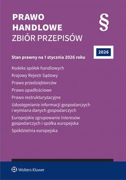 Prawo handlowe. Zbiór przepisów. 2026 - 1