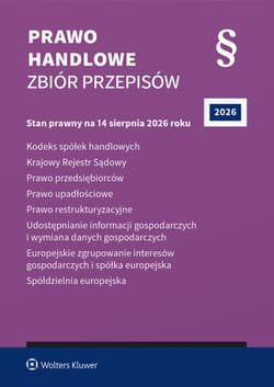 Prawo handlowe. Zbiór przepisów 2026 - Opracowanie Zbiorowe
