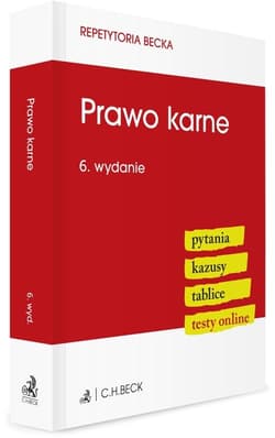 Prawo karne. Pytania. Kazusy. Tablice Testy online - Praca zbiorowa