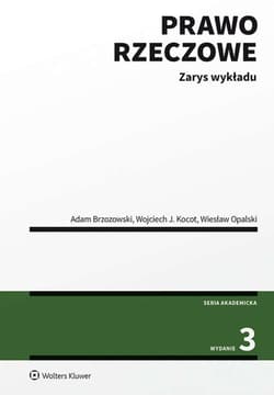 Prawo rzeczowe. Zarys wykładu wyd. 3