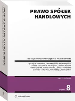 Prawo spółek handlowych - Praca zbiorowa