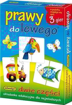Prawy do lewego Układanka edukacyjna