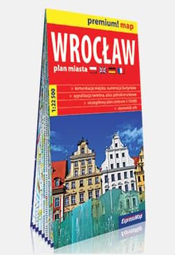 Premium! map Wrocław 1:22 500 plan miasta w.2020 - Praca zbiorowa