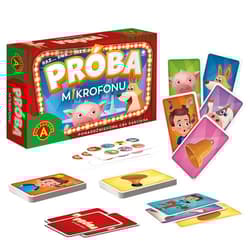 Próba Mikrofonu Ponaddżwiękowa gra karciana
