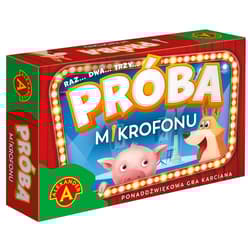 Próba Mikrofonu Ponaddżwiękowa gra karciana