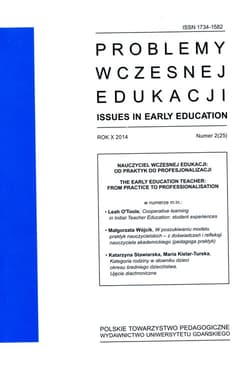 Problemy wczesnej edukacji Nr 2  2014 rok Rok X 2014 Nr 2 (25)