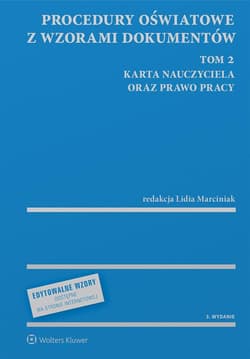 Procedury oświatowe z wzorami dokumentów T.2 - Lidia Marciniak
