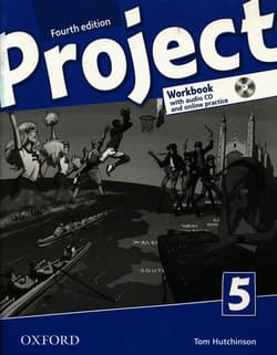 Project Level 5 Workbook with Audio CD and Online Practice Poziom: False Beginner to Intermediate (A1-mid B1) - Hutchinson Tom