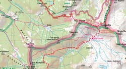 Galeria - zdjęcie nr. 2 - Prokletije Durmitor Albanian & Montenegro Alps trekking map 1:65 000 laminat 2024