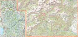 Galeria - zdjęcie nr. 4 - Prokletije Durmitor Albanian & Montenegro Alps trekking map 1:65 000 laminat 2024