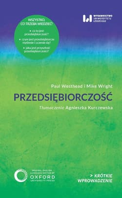 Przedsiębiorczość Krótkie Wprowadzenie 43 - Westhead Paul,  Wright Mike