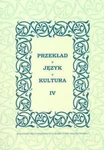 Przekład Język Kultura IV - Roman Lewicki