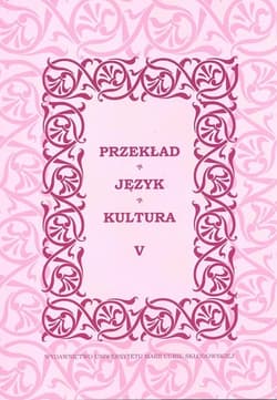 Przekład - Język - KulturaTom 5