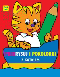 Przerysuj i pokoloruj z kotkiem - Praca zbiorowa