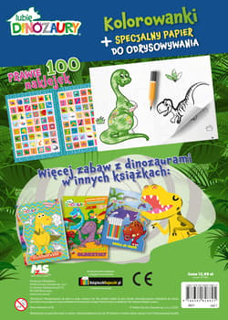 Galeria - zdjęcie nr. 2 - Przygody dinozaurów. Lubię Dinozaury. Odrysuj koloruj