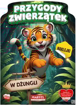 Przygody zwierzątek w dżungli. Kolorowanka z naklejkami - Agata Niemirska