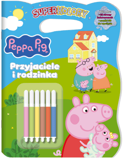 Przyjaciele i rodzinka. Świnka Peppa. Superkolory - Opracowanie Zbiorowe