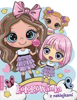 Przyjaciółki. Kolorowanka z naklejkami - Praca zbiorowa