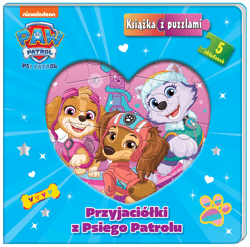 Przyjaciółki z Psiego Patrolu. Psi Patrol. Książka z puzzlami - Opracowanie Zbiorowe