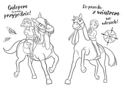 Galeria - zdjęcie nr. 2 - Przyjaźń i wolność. Wesoła kolorowanka z zadaniami. Spirit Riding Free