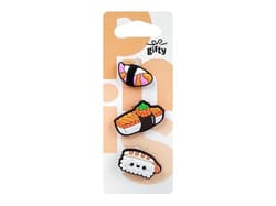 Przypinki silikonowe sushi 3szt