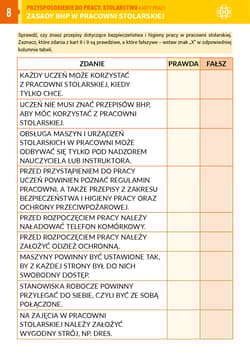 Galeria - zdjęcie nr. 5 - Przysposobienie do pracy Stolarstwo karty pracy dla uczniów z niepełnosprawnością intelektualną