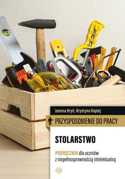 Przysposobienie do pracy Stolarstwo Podręcznik dla uczniów z niepełnosprawnością intelektualną - Joanna Hryń, Krystyna Rapiej
