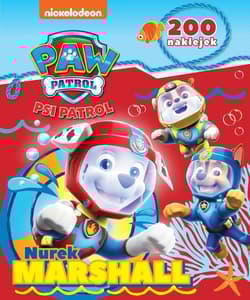 Psi Patrol 200 naklejek część 2 Nurek Marshall