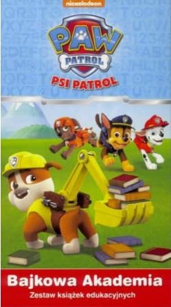 Psi patrol Bajkowa Akademia Zestaw książek edukacyjnych