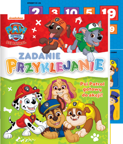 Psi Patrol gotowy do akcji. Psi Patrol. Zadanie Przyklejanie