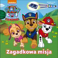 Psi Patrol Książka twardostronicowa z latarką Zagadkowa misja