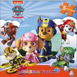 Psi Patrol Książka z puzzlami