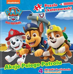 Psi Patrol Puzzle i kolorowanki Akcje Psiego Patrolu