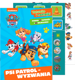Psi Patrol. Tatuaże i naklejki Psi Patrol - Wyzwania - Opracowanie Zbiorowe