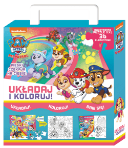 Psi Patrol Układaj i koloruj