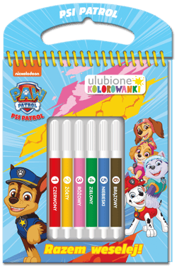 Psi Patrol Ulubione kolorowanki cz.2 Razem weselej - Opracowanie Zbiorowe