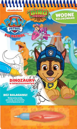 Psi Patrol Wodne kolorowanie Dinozaury w niebezpieczeństwie