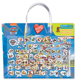 Psiastyczni Przyjaciele. Psi Patrol. Kocham naklejać - null null, Opracowanie Zbiorowe