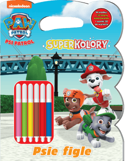 Psie figle. Psi Patrol. SuperKolory - Opracowanie Zbiorowe