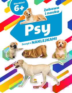 Psy zeszyt z naklejkami