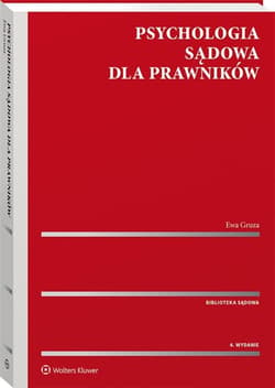Psychologia sądowa dla prawników - Ewa Gruza